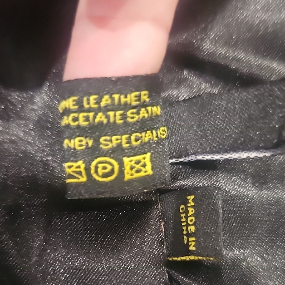 Scully Tan Suede Vest with Black Accents - Picture 6 of 10